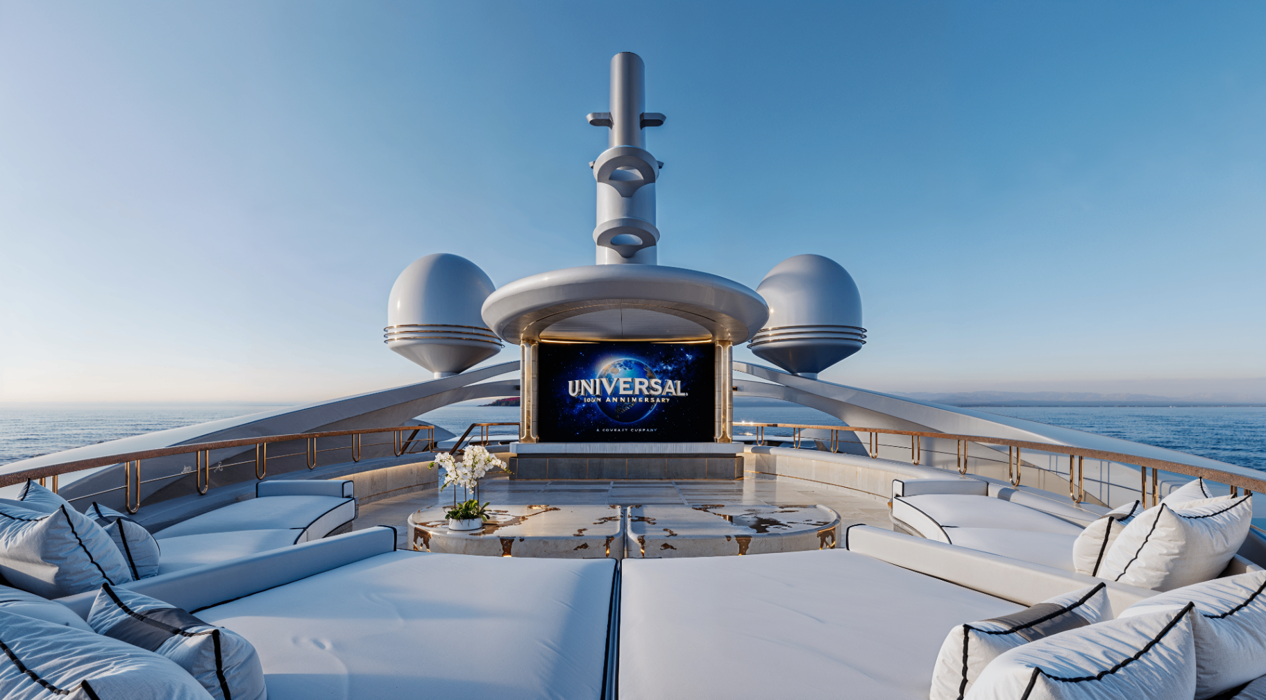 Arwen — Deck Cinema — Superyacht CGI portfolio image by Mosh Design